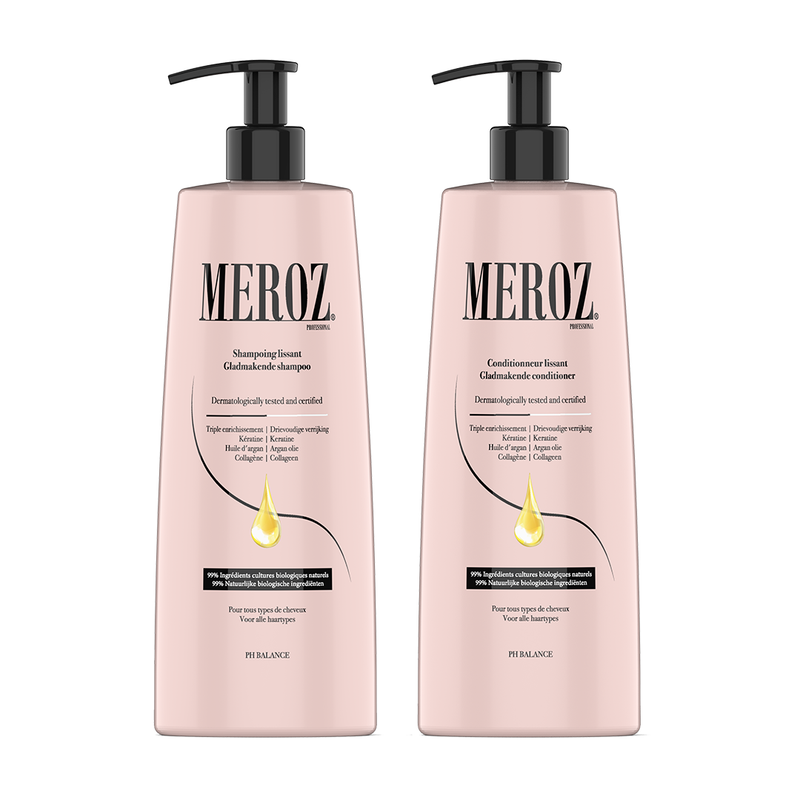 Duo Pack Meroz shampoo & conditioner 1000ml